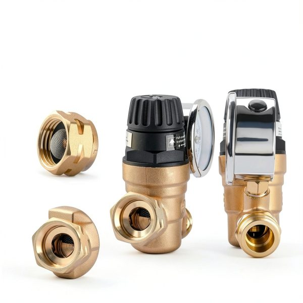 Nilight RV Water Pressure Regulator Brass Adjustable Handle-4
