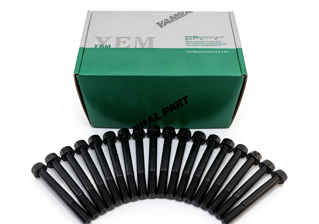 High-quality cylinder head bolt for Yanmar 3TNV80F engines