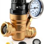 Nilight RV Water Pressure Regulator Brass Adjustable Handle-0