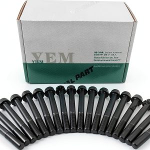YANNAL PART Cylinder Head Bolt for Perkins 804C-33-0
