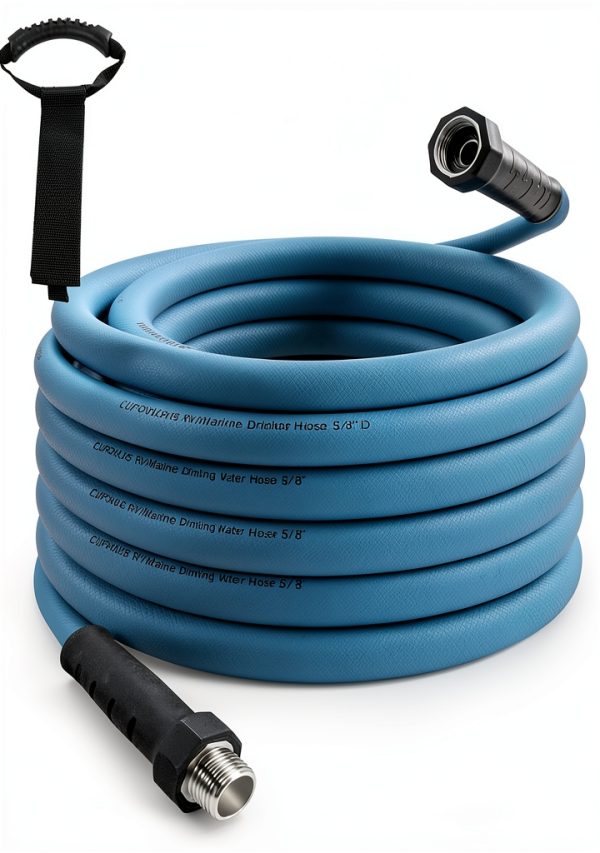 RV Freshwater Hose Cupohus Blue Polymer 50FT-0