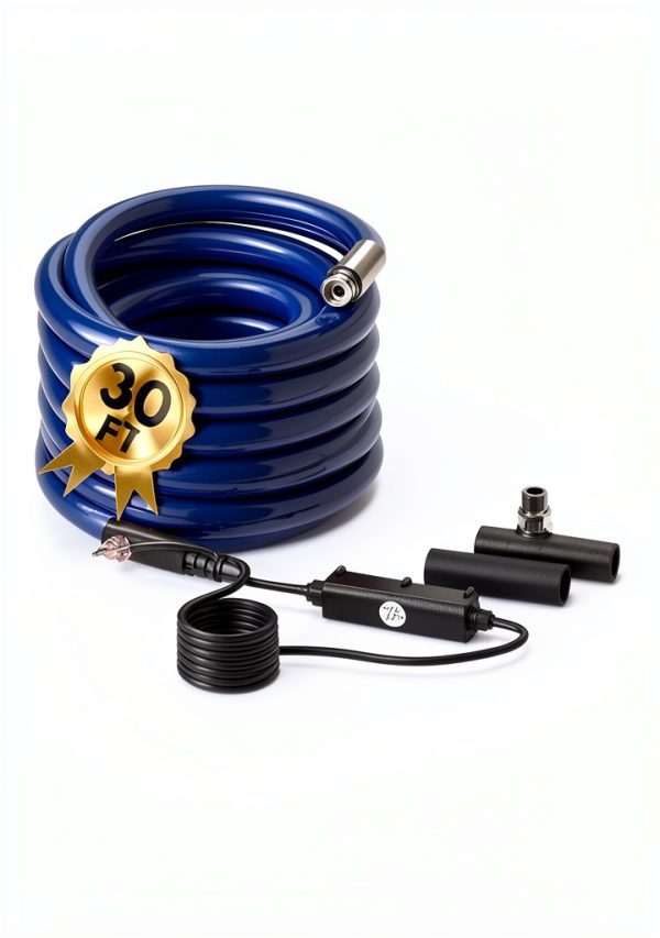 Heated Water Hose YOLENY PVC Blue 30FT for RV-2