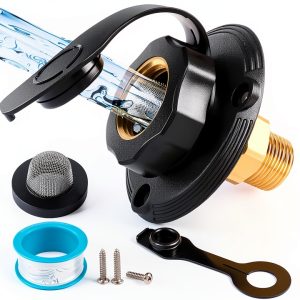 Oyviny RV Water Inlet Valve ABS Brass 3inch-0
