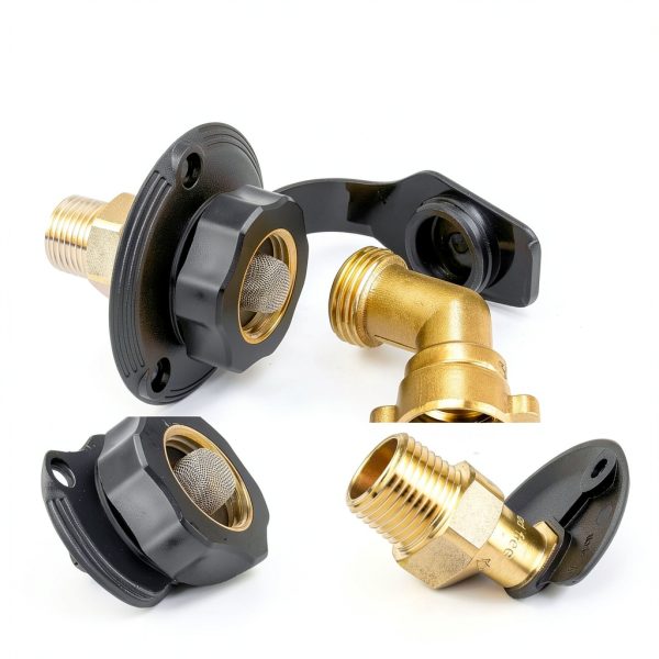 Oyviny RV Water Inlet Valve ABS Brass 3inch-5