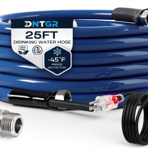 DNTGR Heated Water Hose 75ft Blue Model 25-02 AntiFreeze Pipe-0