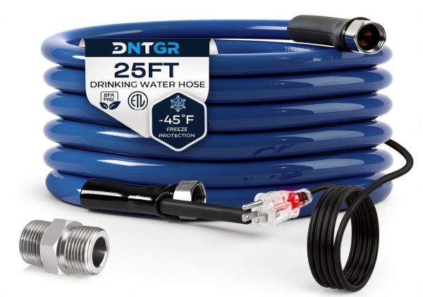 DNTGR Heated Water Hose 75ft Blue Model 25-02 AntiFreeze Pipe-0