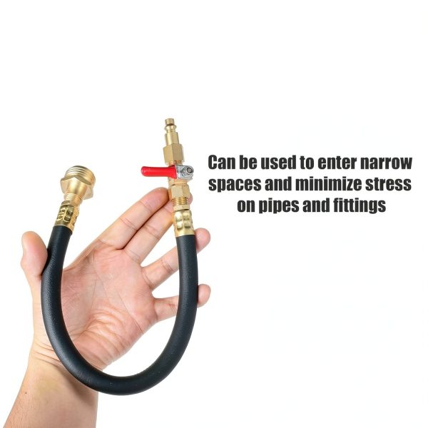 Hourleey Winterizing Kit 3/4" Brass Hose Quick Connect 18.5"-6