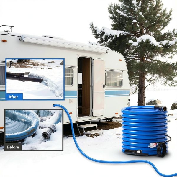 DNTGR Heated Water Hose 75ft Blue Model 25-02 AntiFreeze Pipe-1