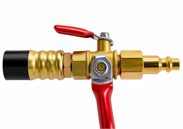 STMOUTUO Winterizing Kit 300 PSI Brass Shutoff Valve 3/4 Adapter Black-4