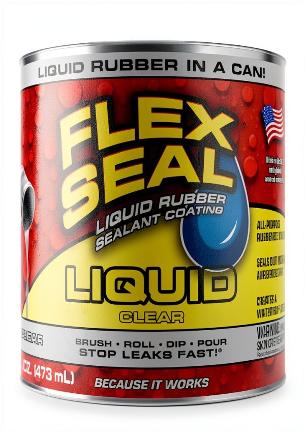 Flex Seal Liquid Waterproof Sealant 16 oz Rubber for Roofs & Marine-0