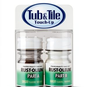 Rust-Oleum Tub & Tile Paint White 2-Part Epoxy Acrylic 11oz Gloss-0