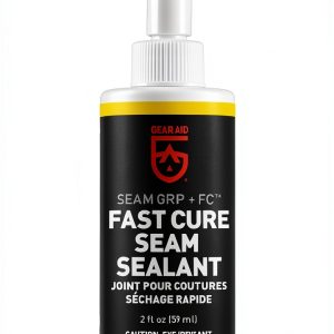 GEAR AID Seam Grip FC Fast Cure Sealant for Sealing Seams on Tents, Rainflies, Shelters, Awnings, Tarps and Pop-ups Made of Nylon, Vinyl, Clear, 2 fl oz-0