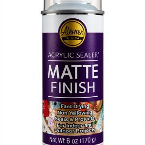 Aleene's Spray Finish 6 oz Acrylic Sealer Clear Matte-0