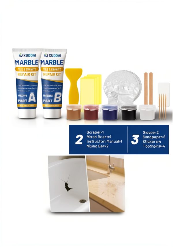 Marble and Granite Repair Kit Color Match 160g Hangzhou Yanyi DIY Fix-5