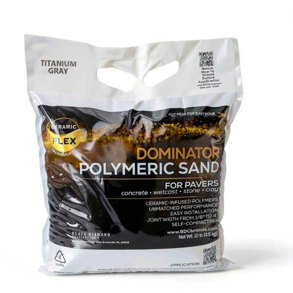Titanium Gray DOMINATOR Polymeric Sand 10lb Ceramic Flex Stabilizer-0